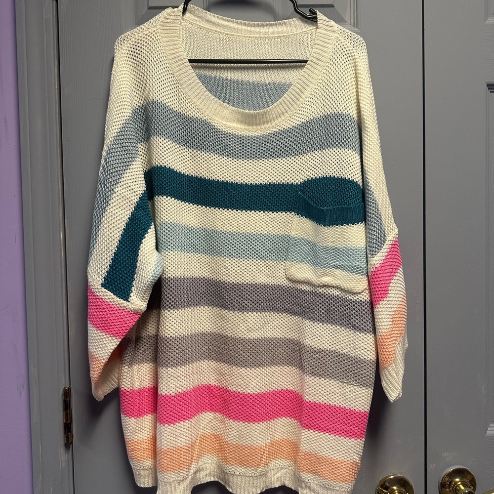 Striped Multicolor Women's Sweater